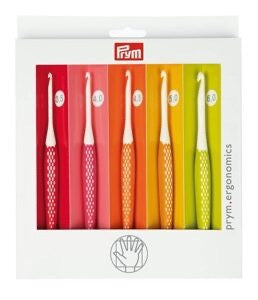 Wollhäkelnadel Set prym.ergonomics, 3,5-6,0mm