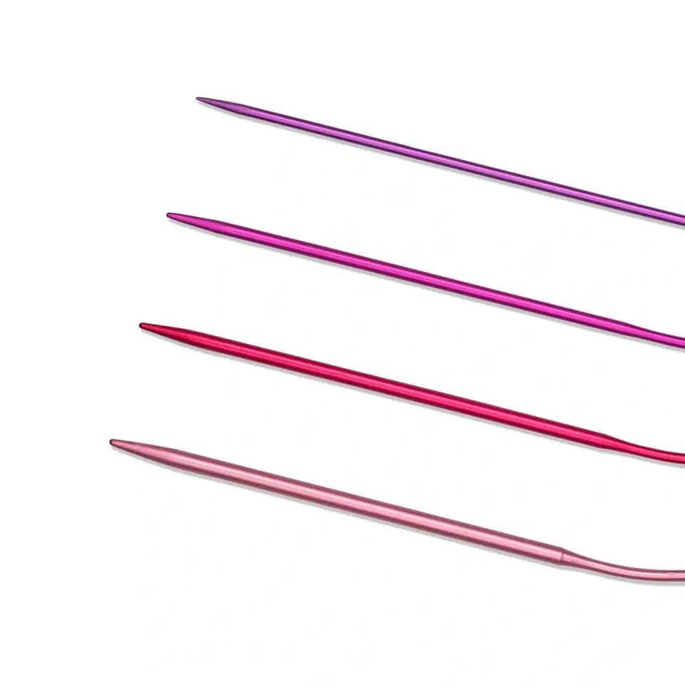 Prym Rundstricknadel-Set ALU, farbig 2,5 bis 4,0 mm, 80 cm