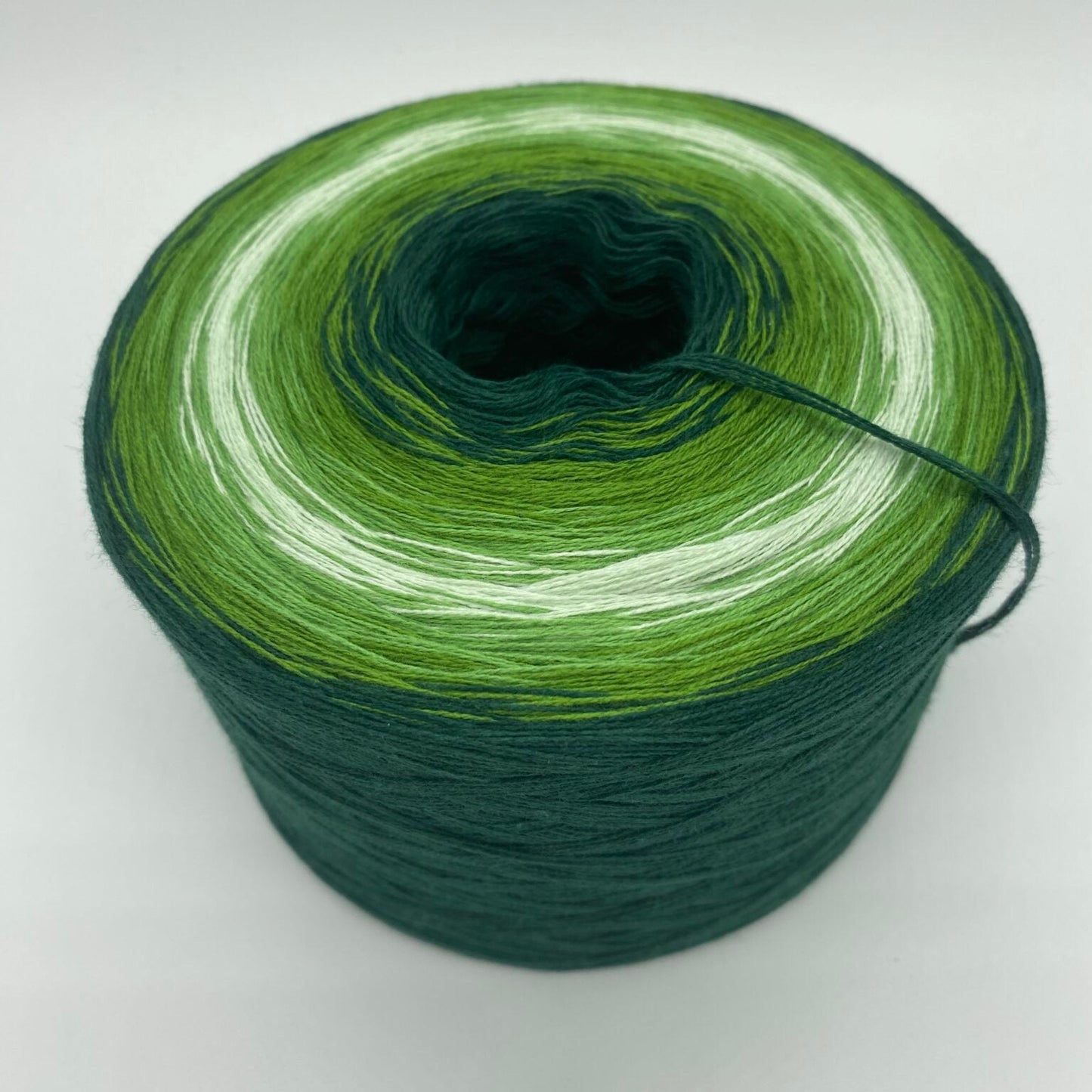 Adventskalender Bobbel Adventsglöckchen grün/ silber 4 Fäden