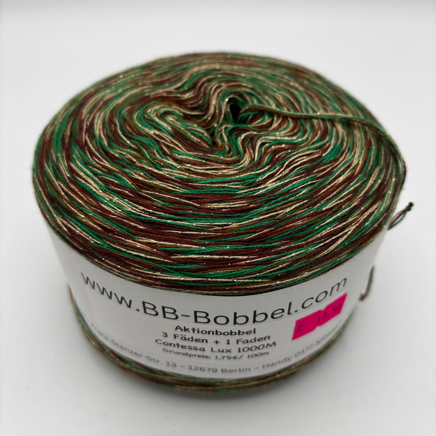 Sale-Bobbel 3 Fäden + 1 Faden Contessa Lux 1000m