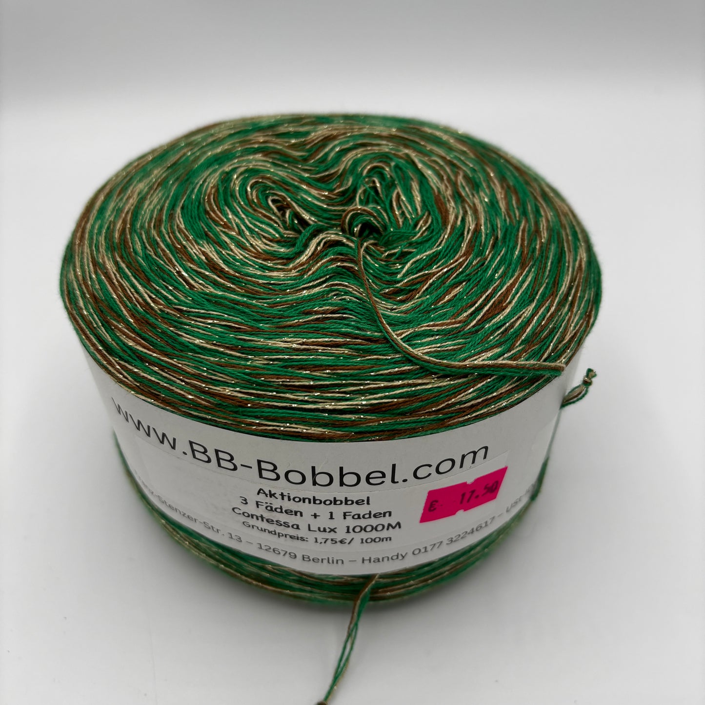Sale-Bobbel 3 Fäden + 1 Faden Contessa Lux 1000m