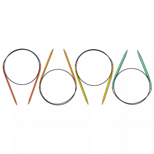 Prym Rundstricknadel-Set ALU, farbig 4,5 bis 7,0 mm, 80 cm