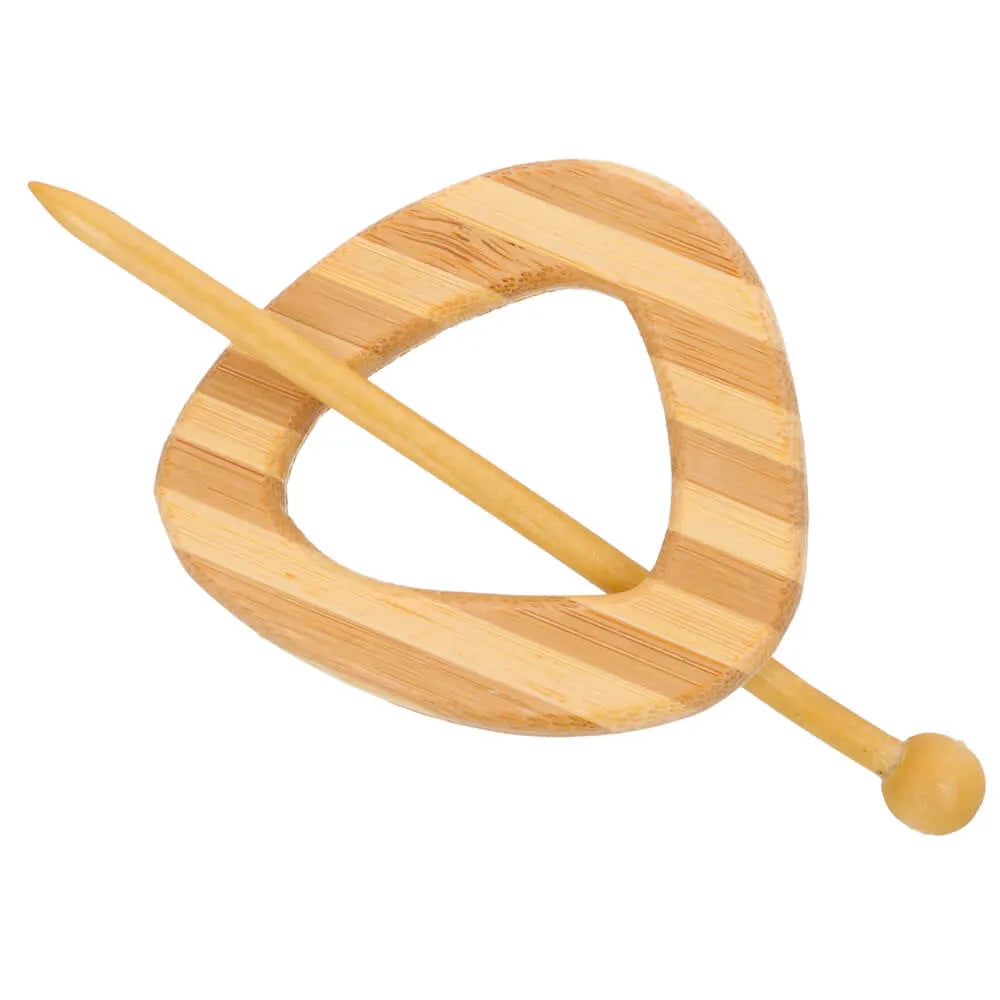 Tuchbrosche Holz 80 mm natur