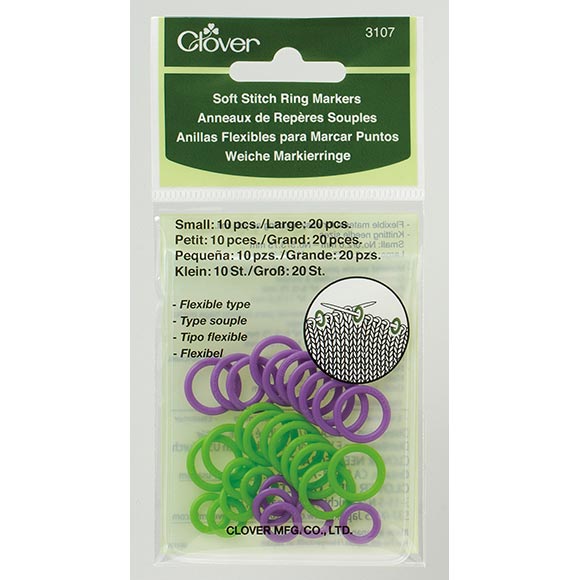 Clover Weiche Markierringe – 30 Stück
