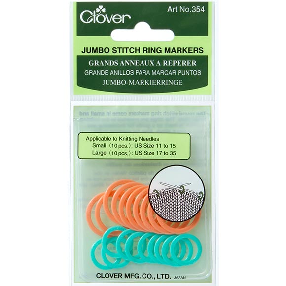 Clover Jumbo-Markierringe – 20 Stück
