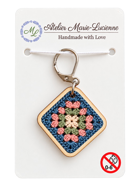 Holzmaschenmarkierer Granny Square | Atelier Marie-Lucienne
