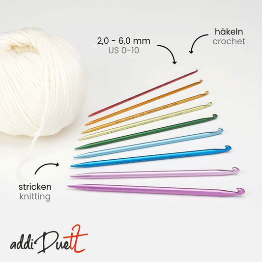 addiDuett Häkel- und Stricknadel