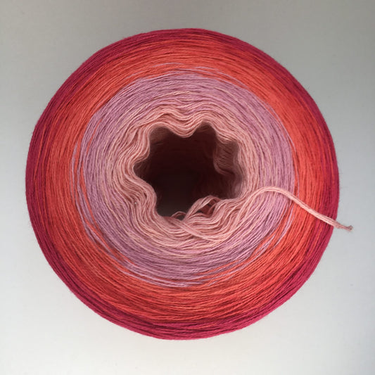 Bobbel Rosa küsst Rot