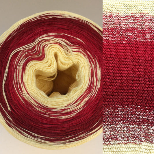 Bobbel Vanilleeis mit Erdbeeren