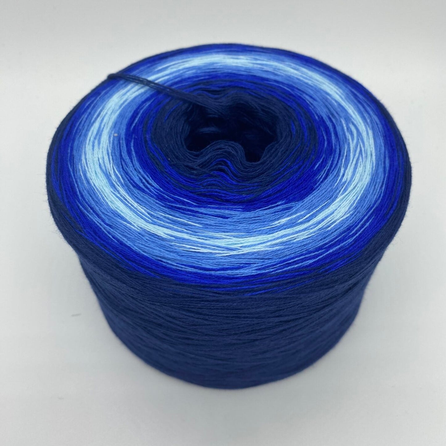 Adventskalender Bobbel Adventsglöckchen blau/ silber 4 Fäden