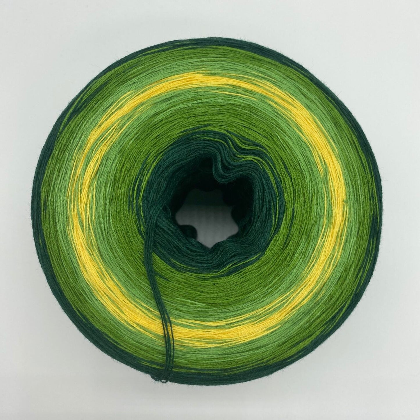 Adventskalender Bobbel Adventsglöckchen grün/ gold 4 Fäden