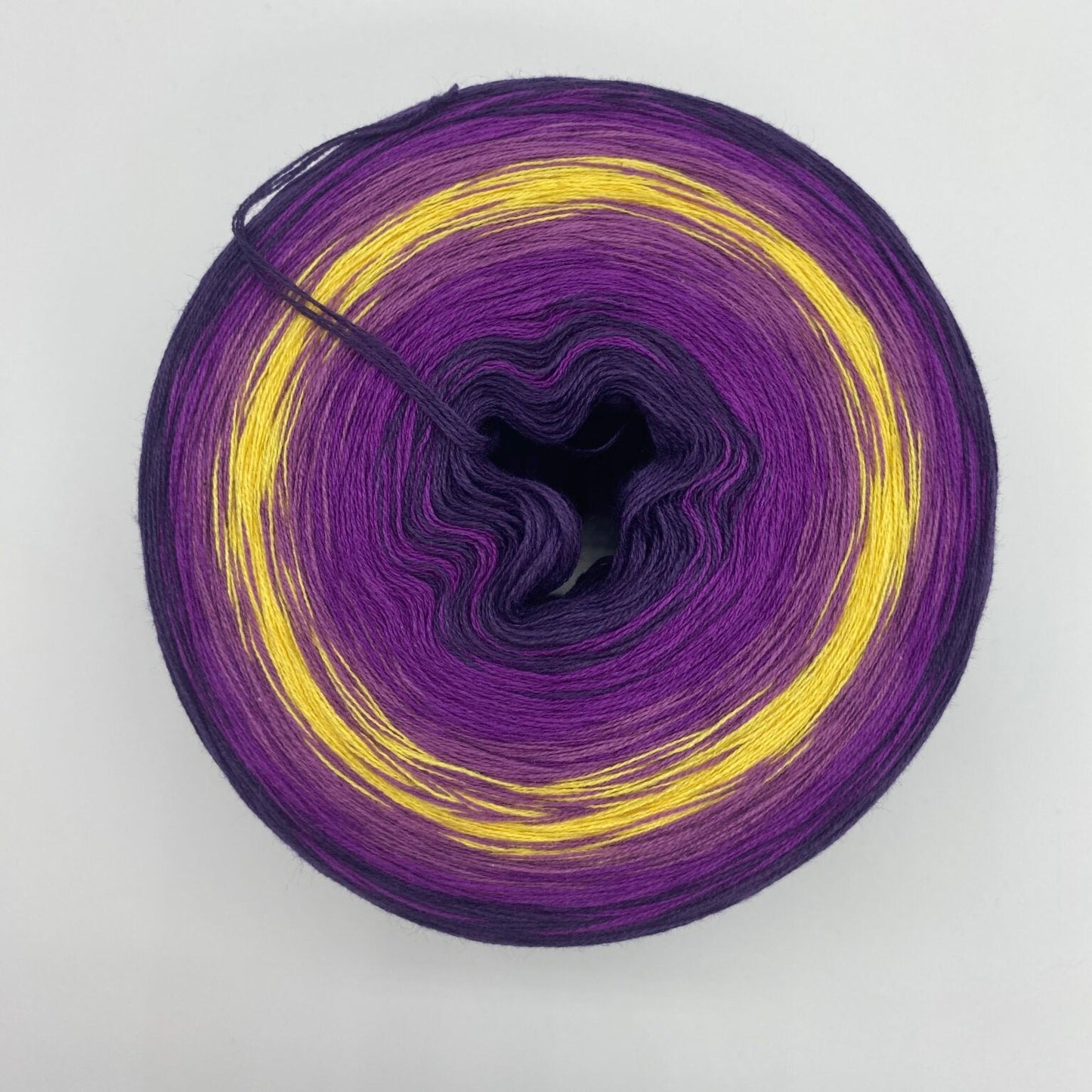 Adventskalender Bobbel Adventsglöckchen lila/ gold 4 Fäden