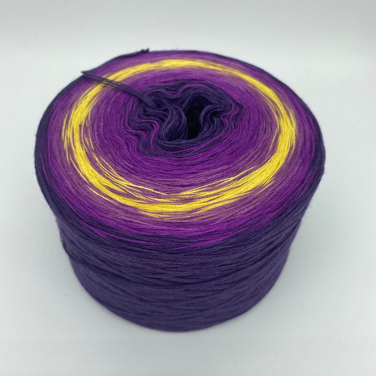 Adventskalender Bobbel Adventsglöckchen lila/ gold 4 Fäden