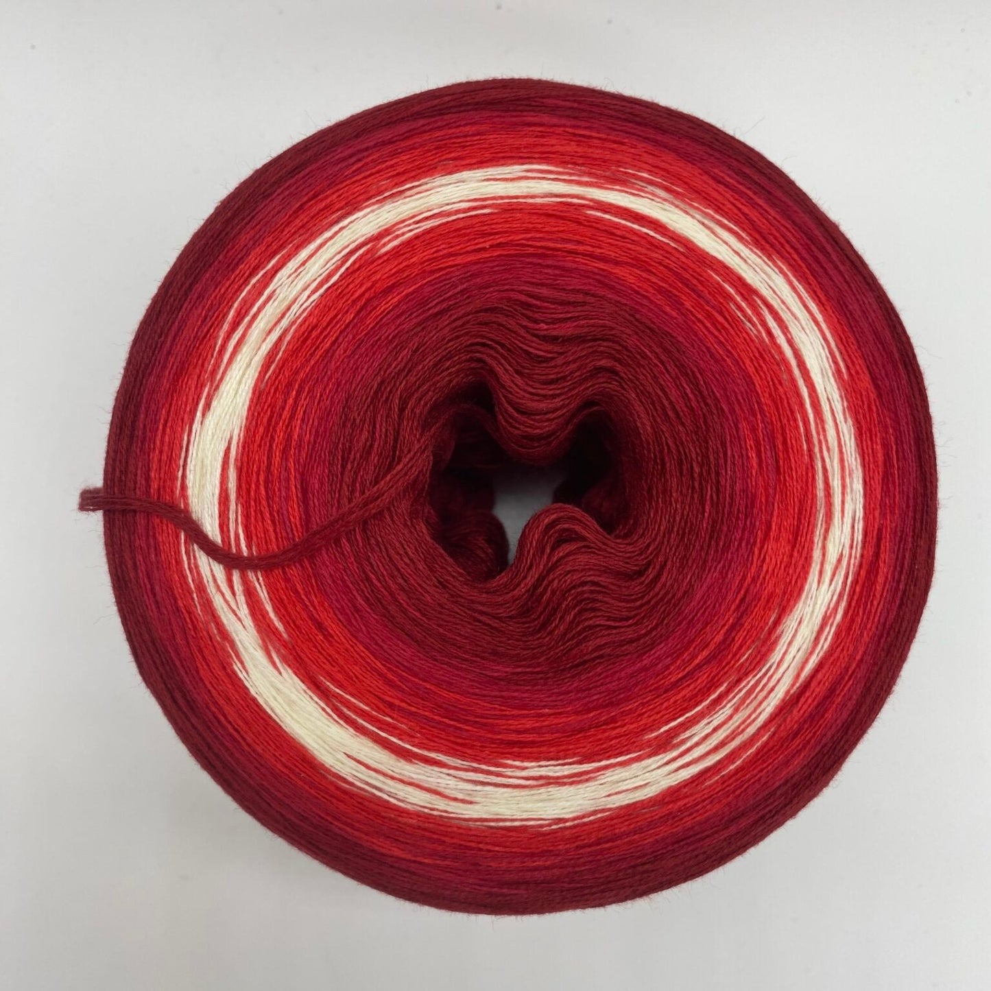 Adventskalender Bobbel Adventsglöckchen rot/ silber 4 Fäden