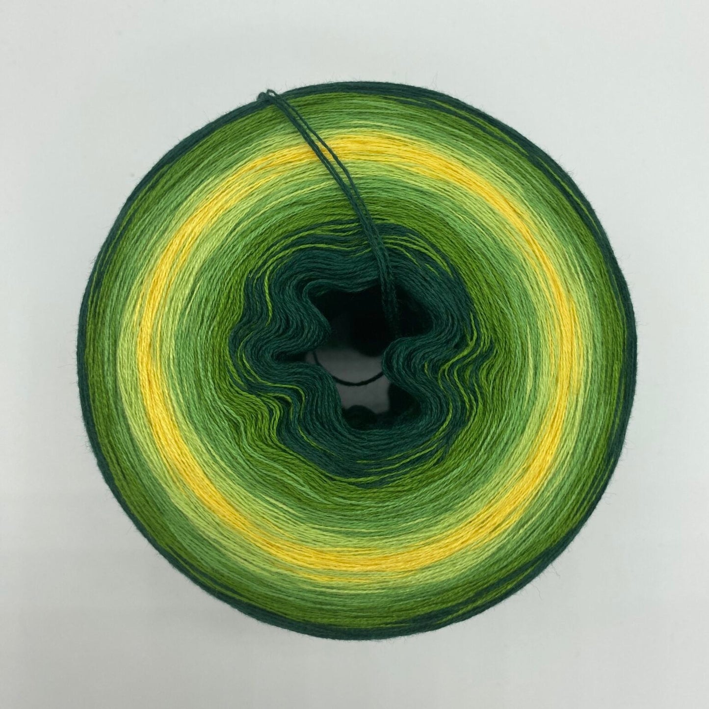 Adventskalender Bobbel Adventsglöckchen grün/ gold 3 Fäden