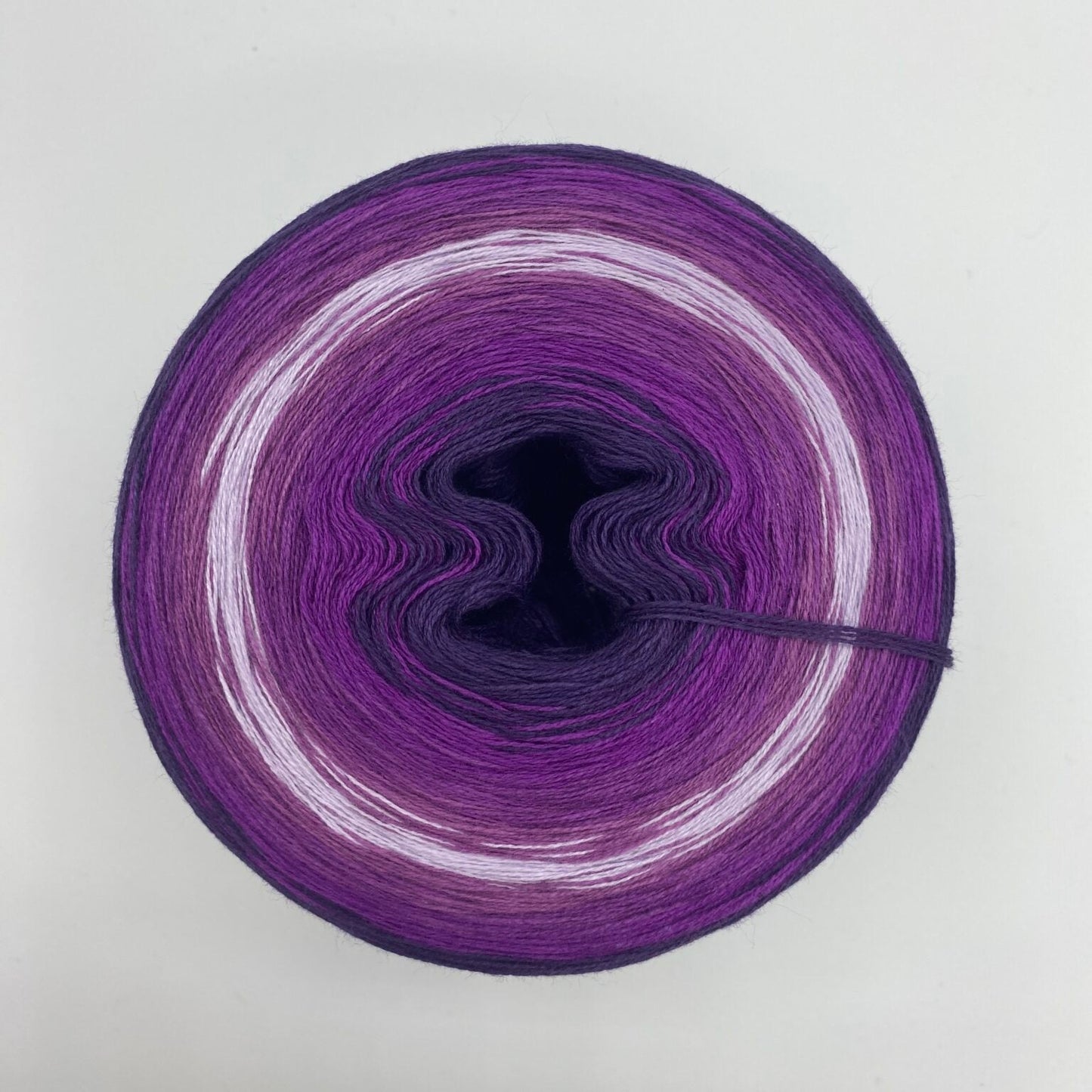 Adventskalender Bobbel Adventsglöckchen lila/ silber 3 Fäden