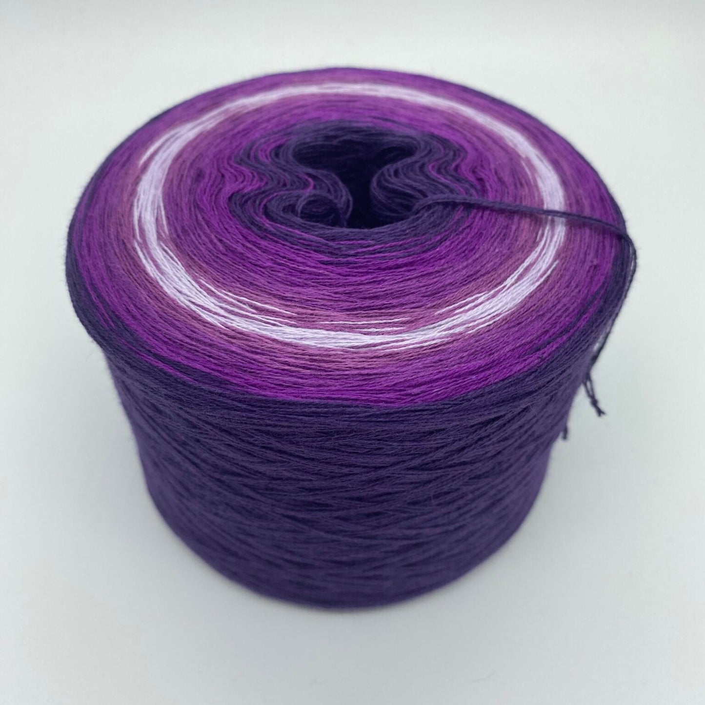 Adventskalender Bobbel Adventsglöckchen lila/ silber 3 Fäden