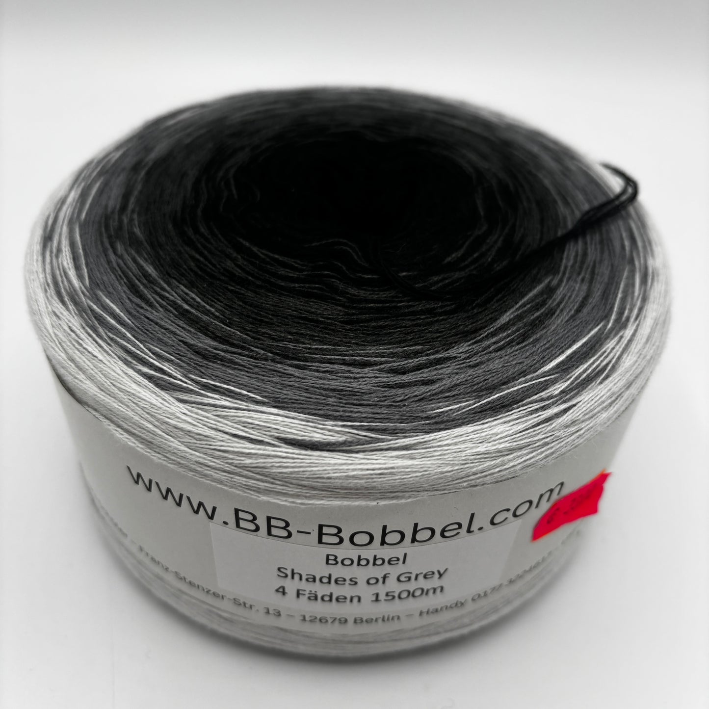 Sale-Bobbel Shades of Grey 4 Fäden 1500m