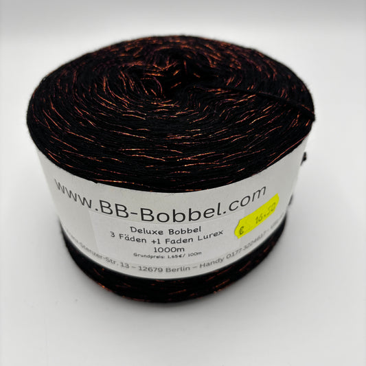 Sale-Bobbel 3 Fäden + 1 Faden Lurex 1000m