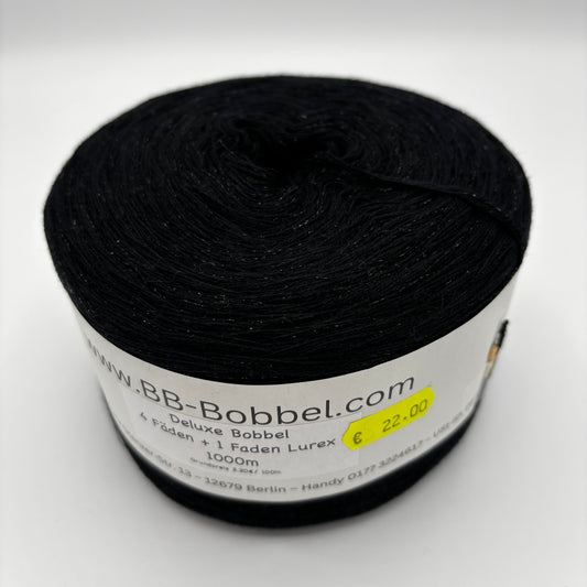 Sale-Bobbel 4 Fäden + 1 Faden Lurex 1000m