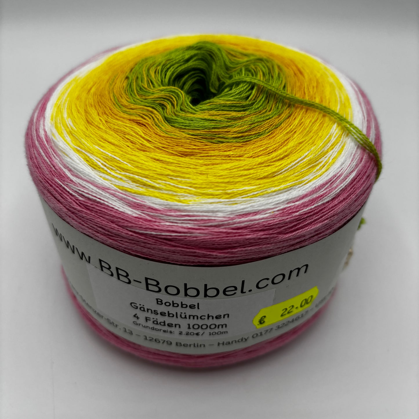 Sale-Bobbel Gänseblümchen 4 Fäden 1000m