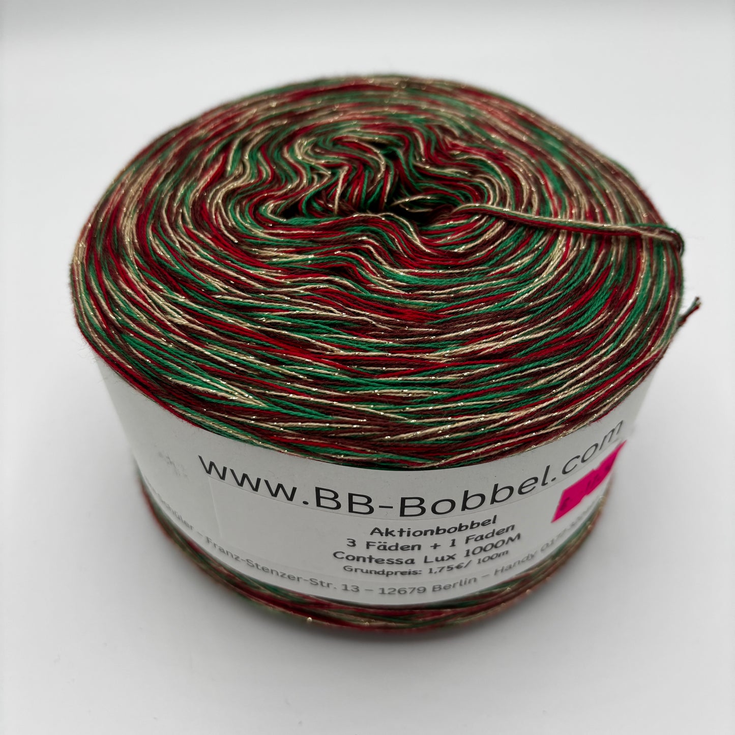 Sale-Bobbel 3 Fäden + 1 Faden Contessa Lux 1000m