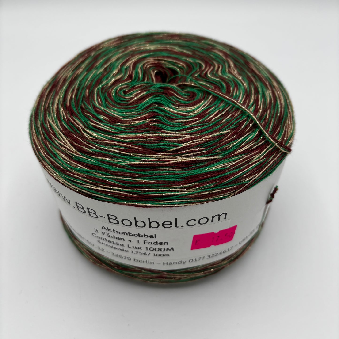Sale-Bobbel 3 Fäden + 1 Faden Contessa Lux 1000m