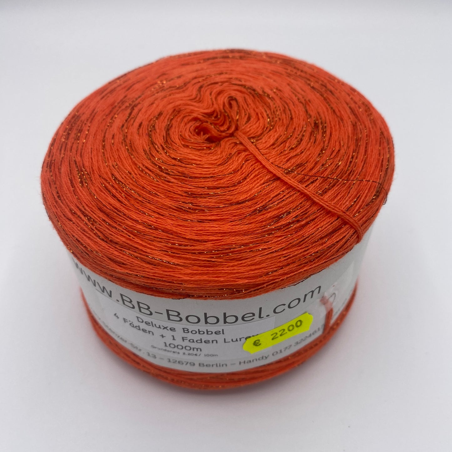 Sale-Bobbel 4 Fäden + 1 Faden Lurex 1000m