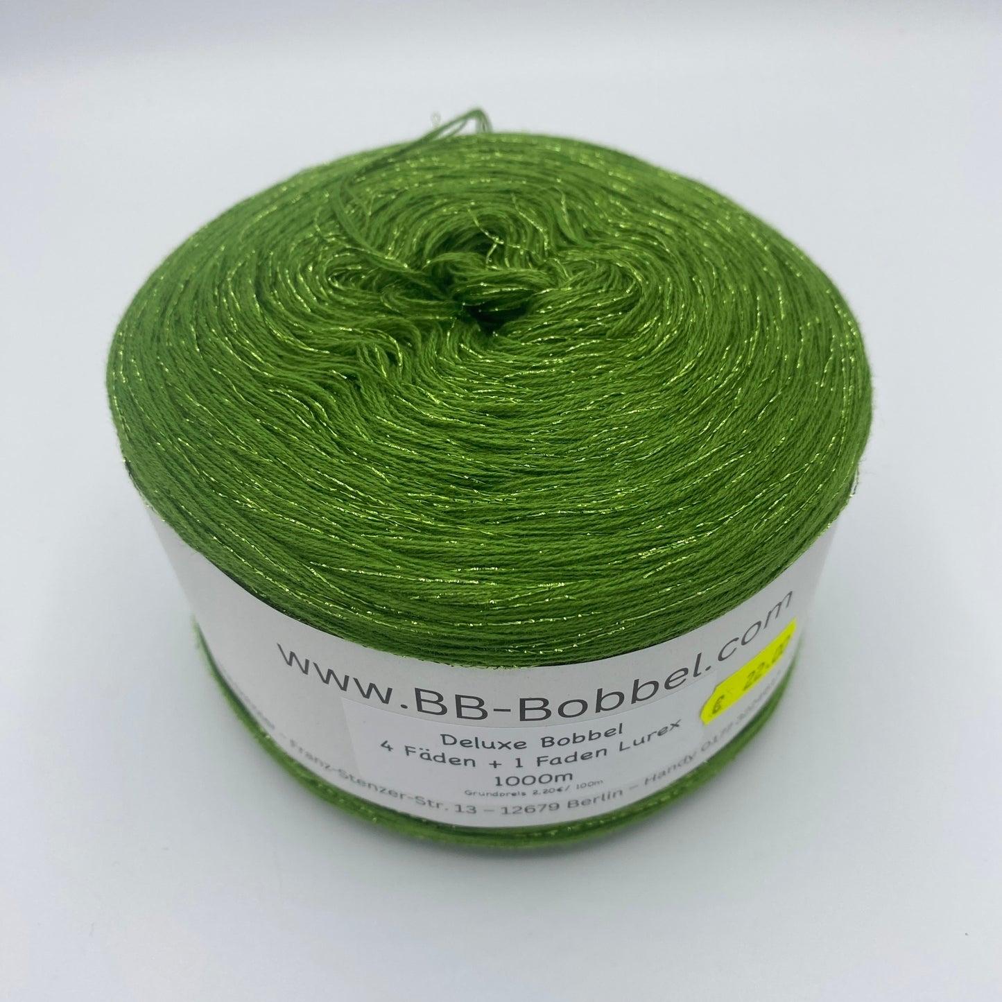 Sale-Bobbel 4 Fäden + 1 Faden Lurex 1000m