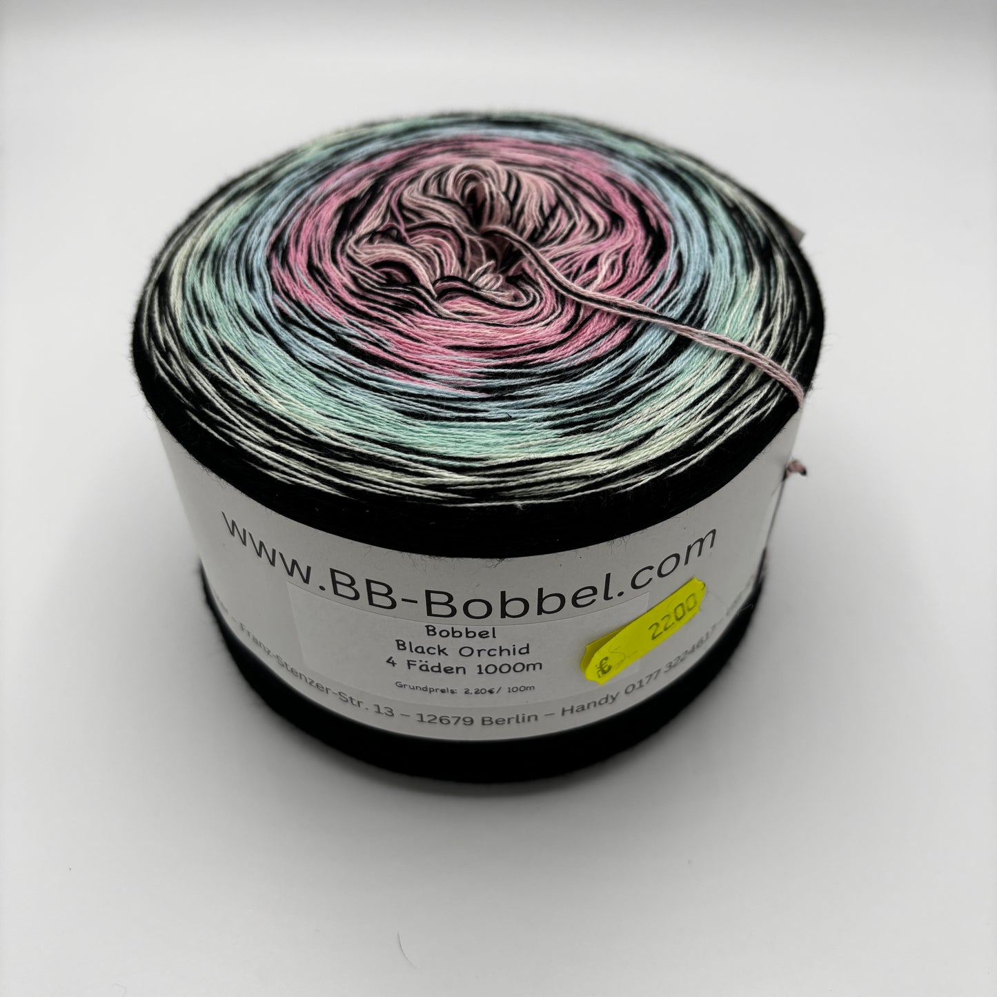 Sale-Bobbel Black Orchid 4 Fäden 1000m