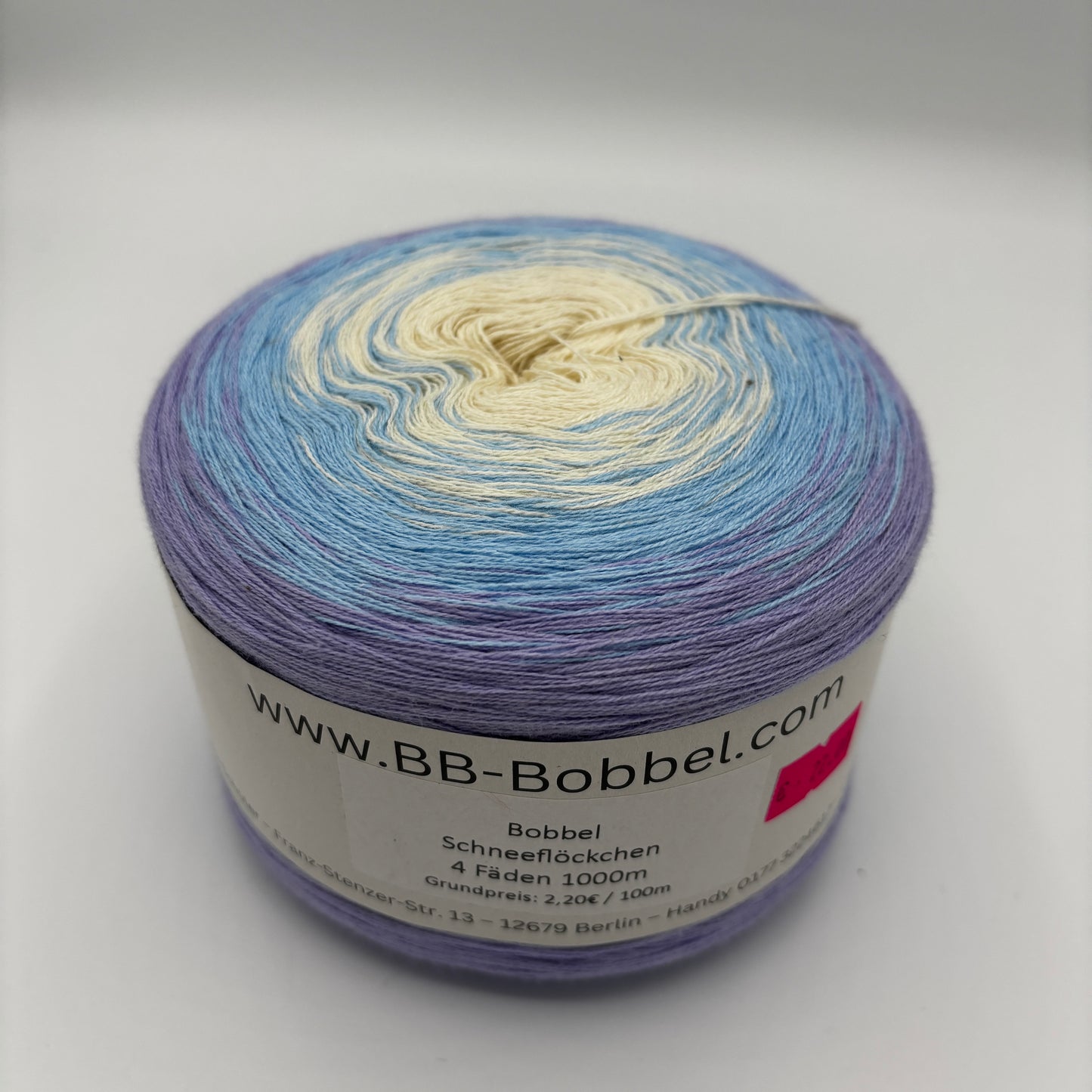 Sale-Bobbel Schneeflöckchen 4 Fäden 1000m