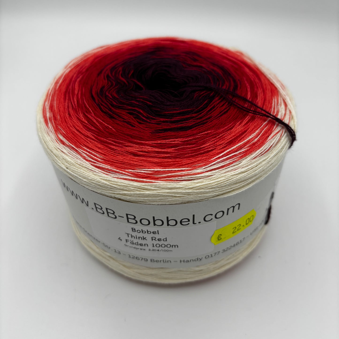 Sale-Bobbel Think Red 4 Fäden 1000m