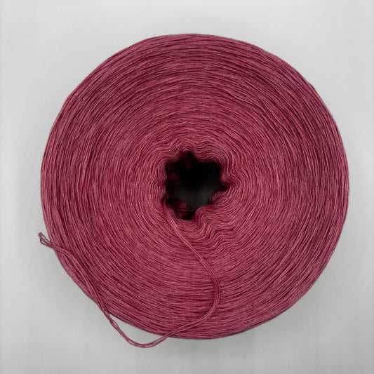 SALE Einzelstück, andere Lauflänge als geplant Bobbel  Uni Anemone 4 Fäden 1050m
