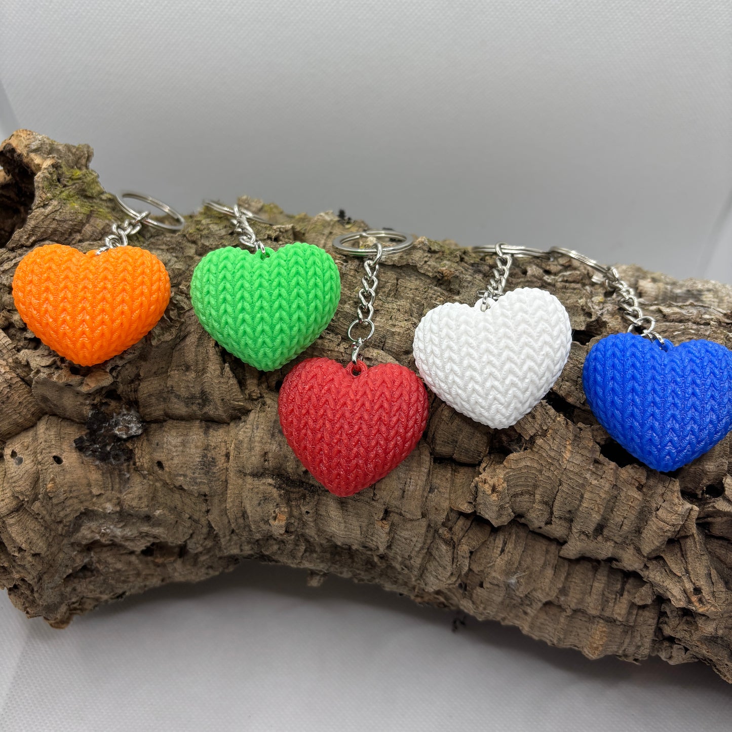 Gestricktes Herz – Schlüsselanhänger aus dem 3D-Drucker