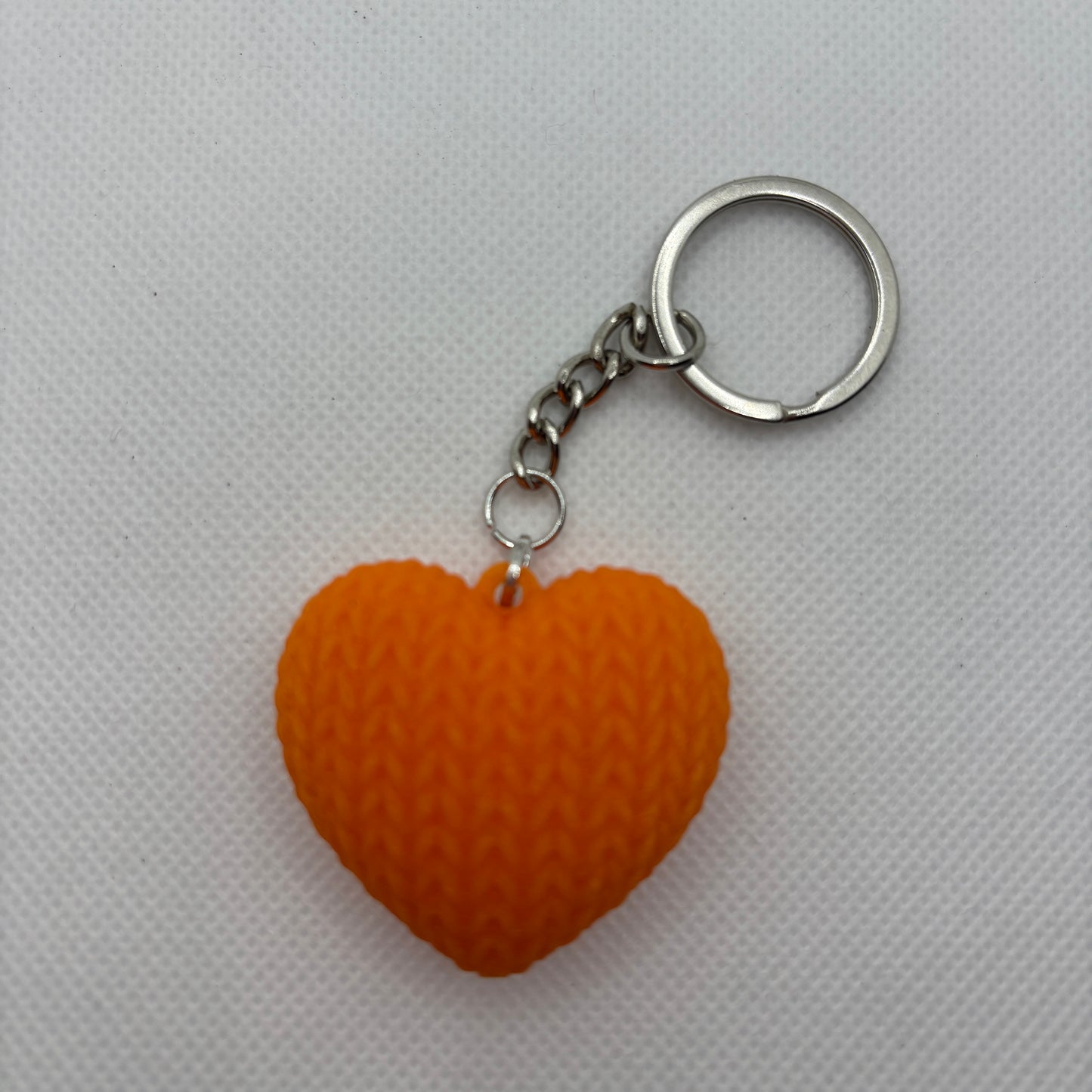 Gestricktes Herz – Schlüsselanhänger aus dem 3D-Drucker