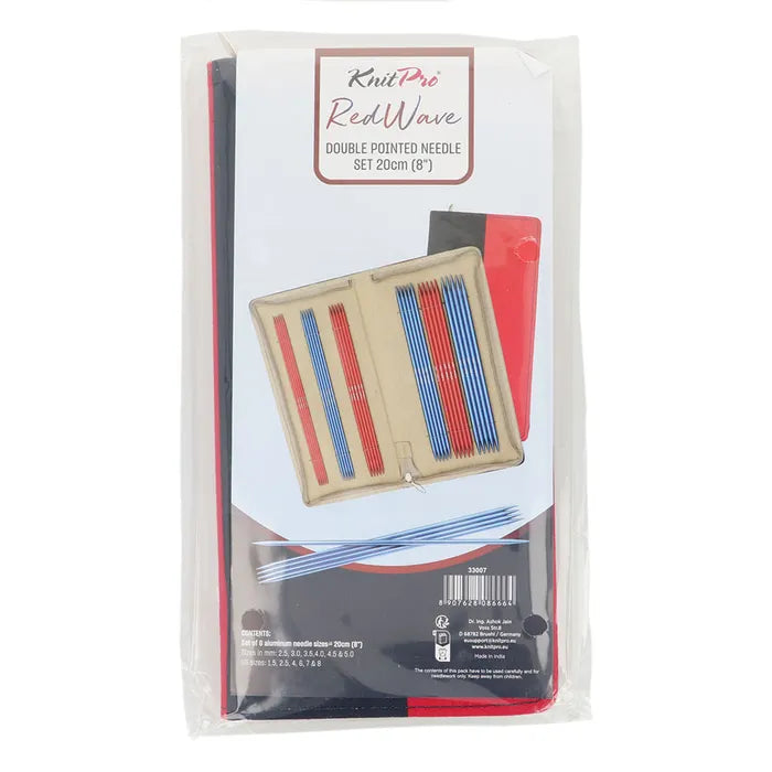 KnitPro Coloured Aluminium Strumpfstricknadel-Set 20 cm