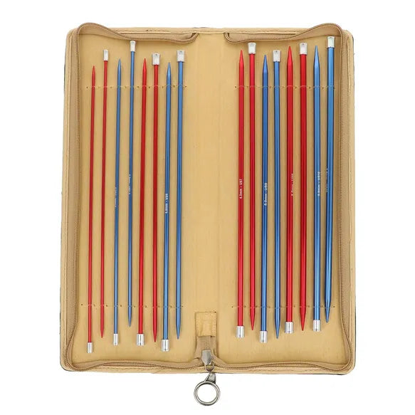 KnitPro Coloured Aluminium Jackenstricknadel-Set 25 cm