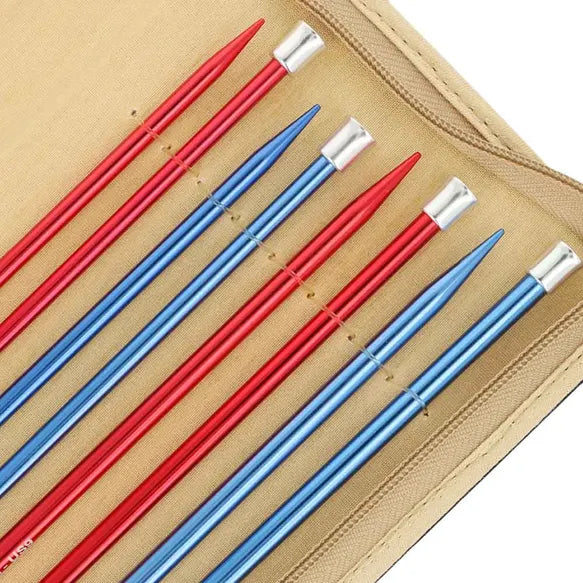 KnitPro Coloured Aluminium Jackenstricknadel-Set 25 cm
