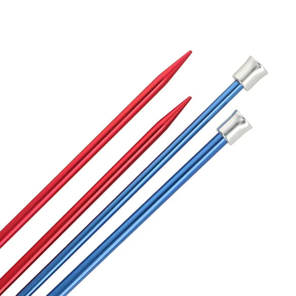 KnitPro Coloured Aluminium Jackenstricknadel-Set 25 cm