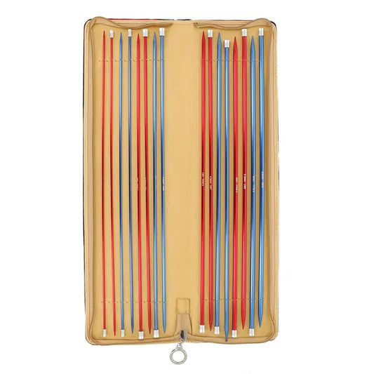 KnitPro Coloured Aluminium Jackenstricknadel-Set 40 cm