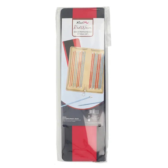 KnitPro Coloured Aluminium Jackenstricknadel-Set 40 cm