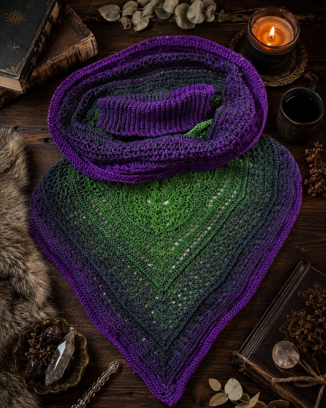 Ela’s Third Spell Hood im Set | Bobbel + digitale Häkelanleitung