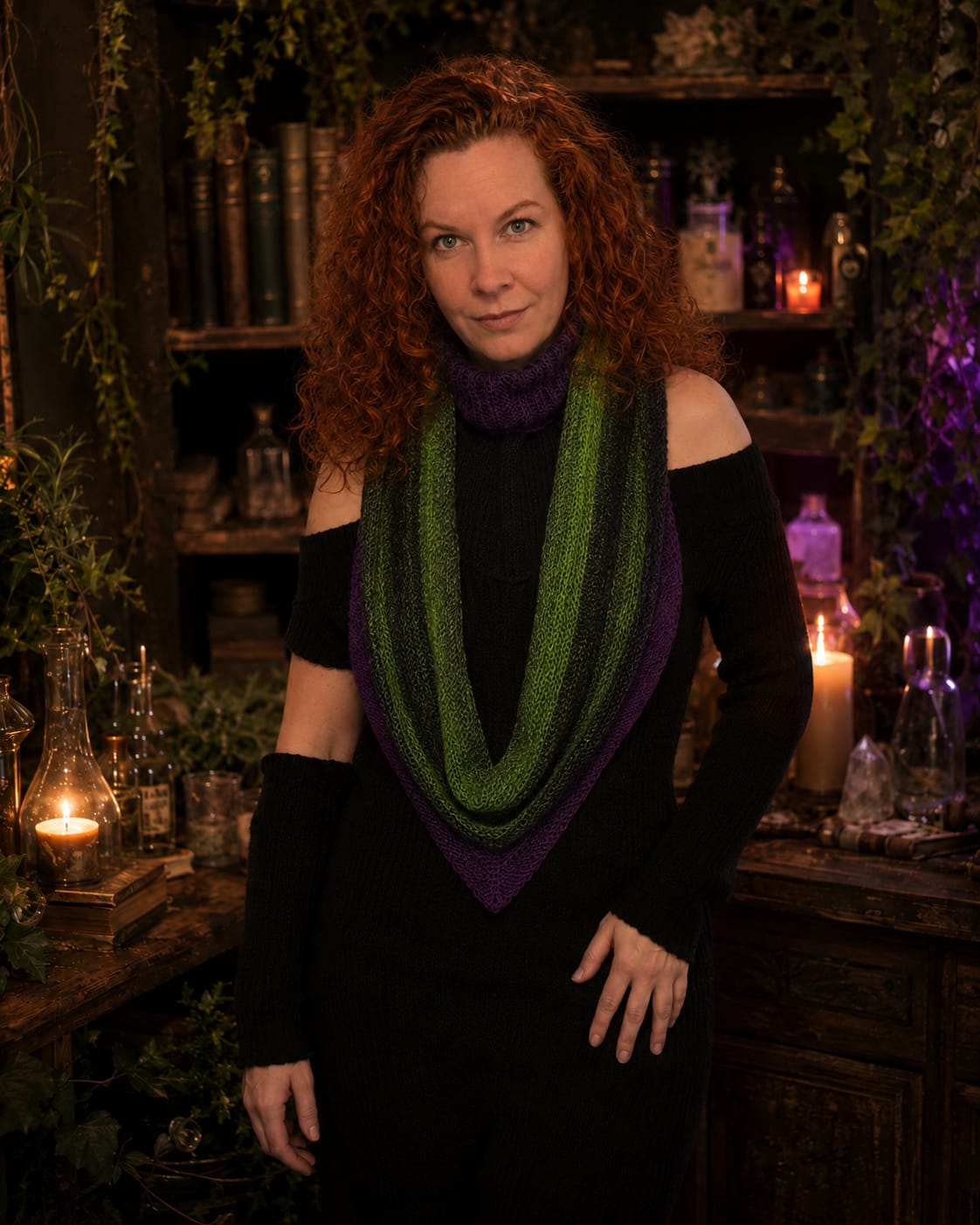 Ela’s Third Spell Hood im Set | Bobbel + digitale Strickanleitung