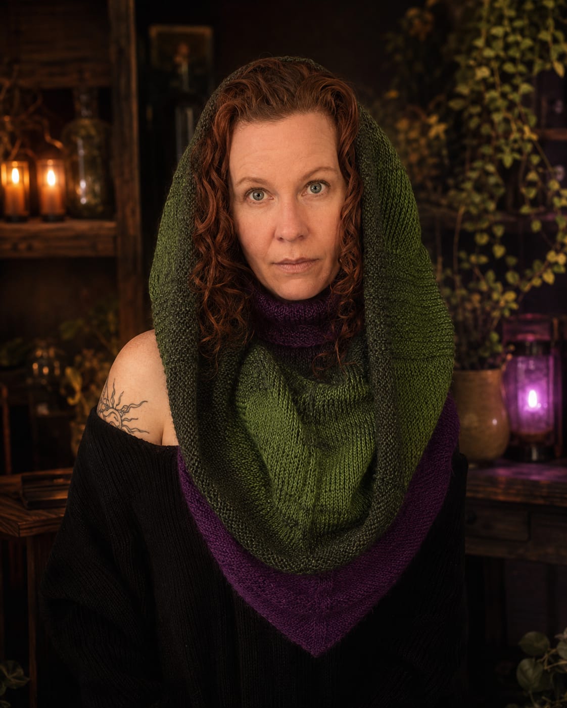 Ela’s Third Spell Hood im Set | Bobbel + digitale Strickanleitung