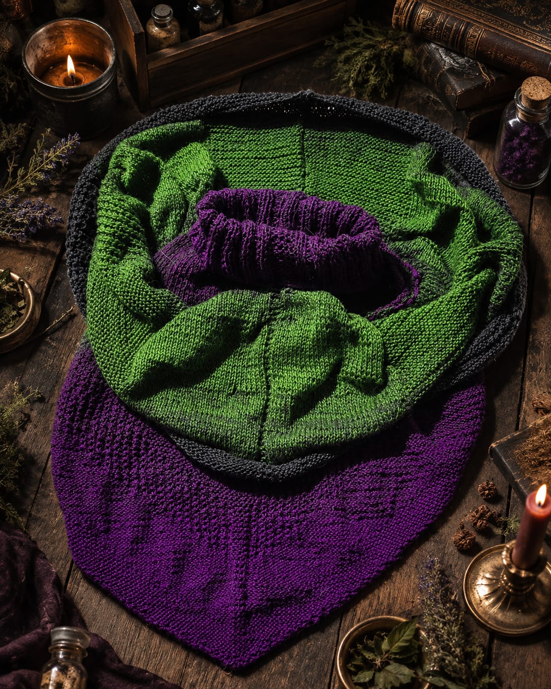 Ela’s Third Spell Hood im Set | Bobbel + digitale Strickanleitung