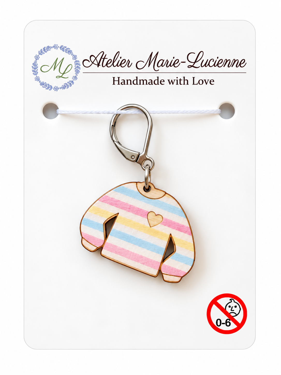 Holzmaschenmarkierer Sommerpulli | Atelier Marie-Lucienne