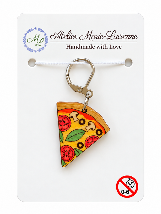 Holzmaschenmarkierer Pizza | Atelier Marie-Lucienne